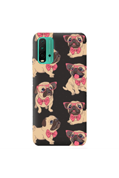 Other Xiaomi Poco M3 Dog Spectacled Black Colored Silicone TPU Θήκη