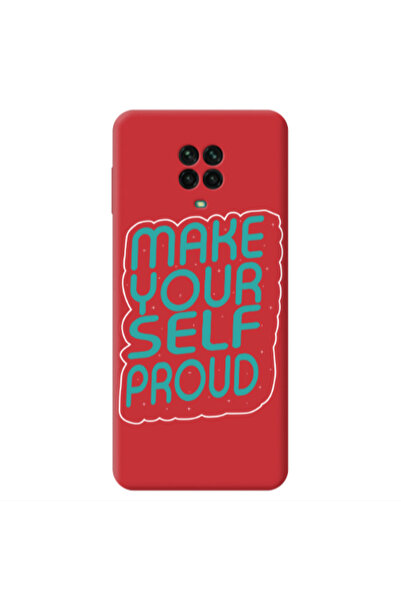 Other Xiaomi Redmi Note 9 Pro Make Your Self Proud Red Colored Silicone TPU Θήκη