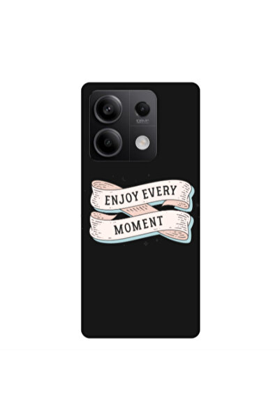 Other Xiaomi Redmi Note 13Pro 5G Enjoy Every Moment 2 Black Colored Silicone ...
