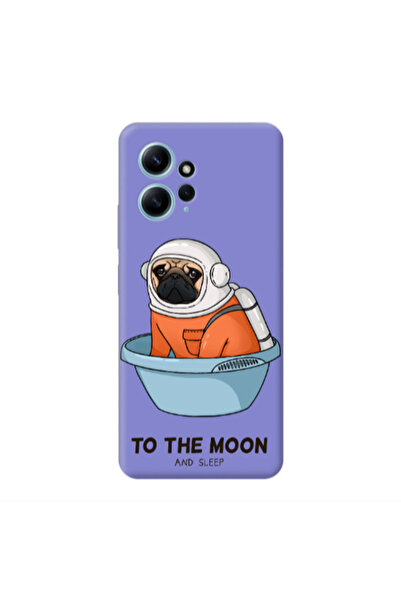 Other Xiaomi Redmi Note 12 4G To the moon Purple Colored Silicone TPU Θήκη