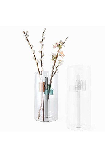 PHILIPPI Βάζο Giardino 294001 10,1x10,1x20,3εκ. Διαφανές