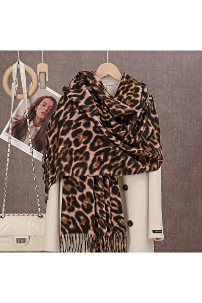 Choice7 03 Hot Sale Leopard Print Pashmina Tassel Shawl Scarf For Woman Winte...
