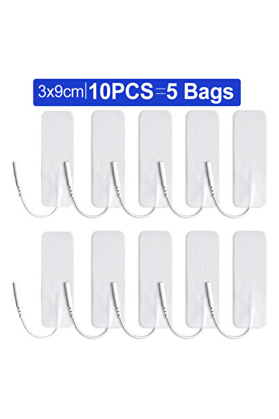 Choice3 10pcs 3x9cm Electrodes Pads 5x9cm 5x5cm Non-woven Fabric Self Adhesiv...