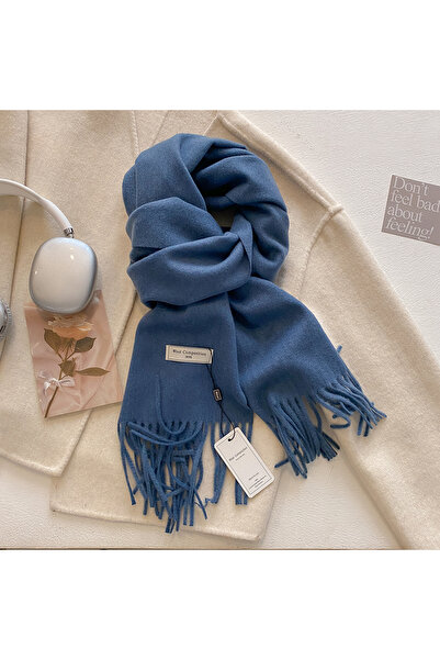 Choice14 Lake Blue New 26 Color Winter Scarf For Women Long Warm Cashmere Sca...