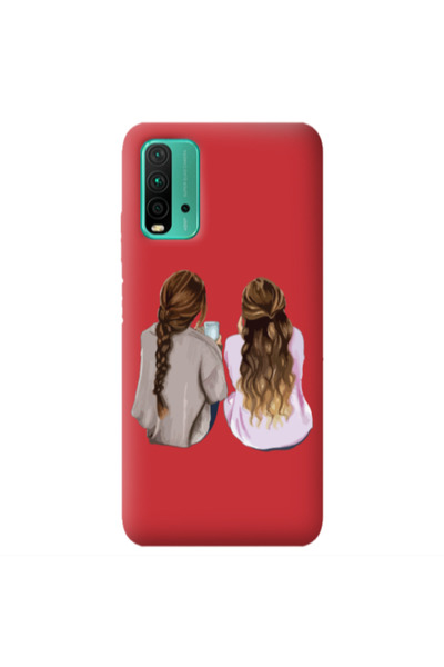 Other Xiaomi Poco M3 Friends Red Colored Silicone TPU Θήκη