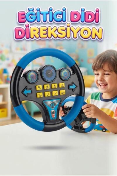 Tıfıl Toys Eğitici Sesli Direksiyon – Minik Sürücülerin Eğlenceli Yol Arkadaşı!