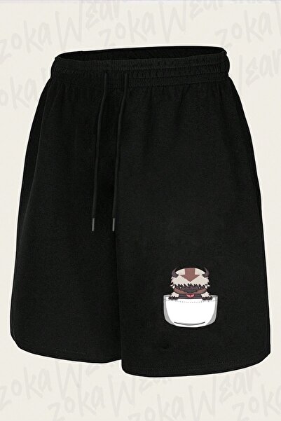 ZOKAWEAR Unisex Appa Avatar Pocket Design Printed Shorts