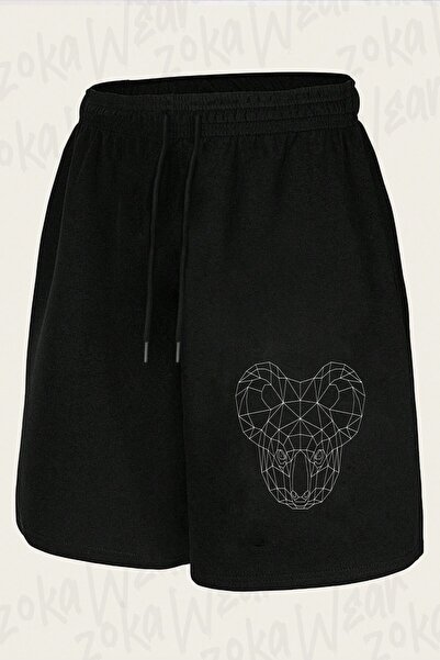 ZOKAWEAR Unisex Koala Design Printed Shorts