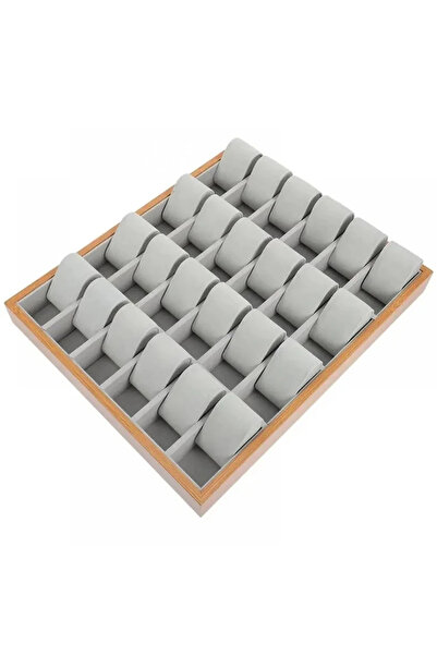 Choice 24 slots 24 Slots Walnut Grain Wood Watch Storage Display Box Wristwat...