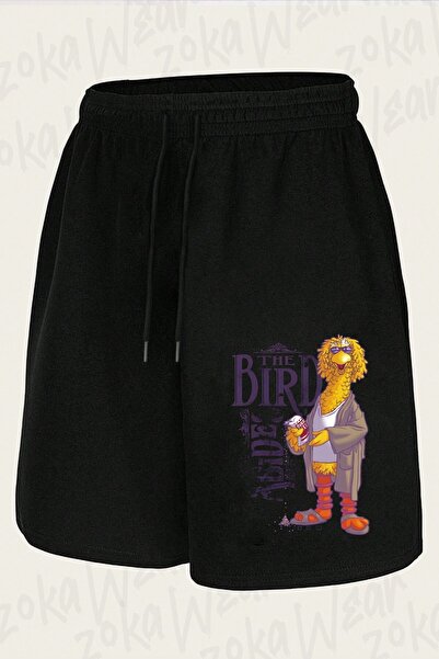 ZOKAWEAR Unisex the Big Birdowski Design Printed Shorts