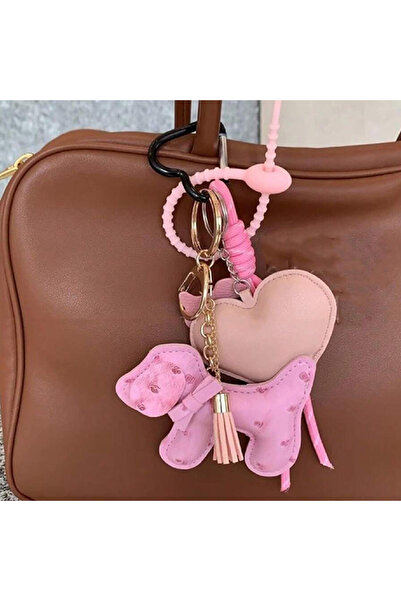 choice2 pinkdog New Vintage Braided Rope Bag Pendant High-grade Creative Keyc...