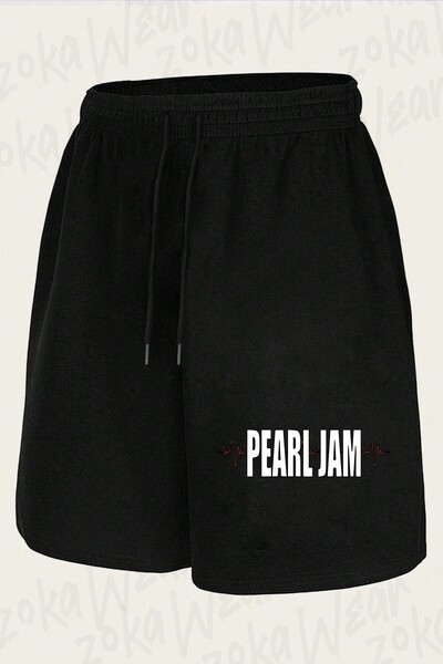 ZOKAWEAR Unisex Ekg Pearl Jam Design Printed Shorts