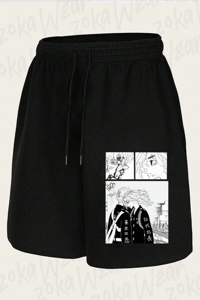 ZOKAWEAR شورت مطبوع بتصميم Tokyo Revengers Manjiro Sano (mikey) v2 للجنسين