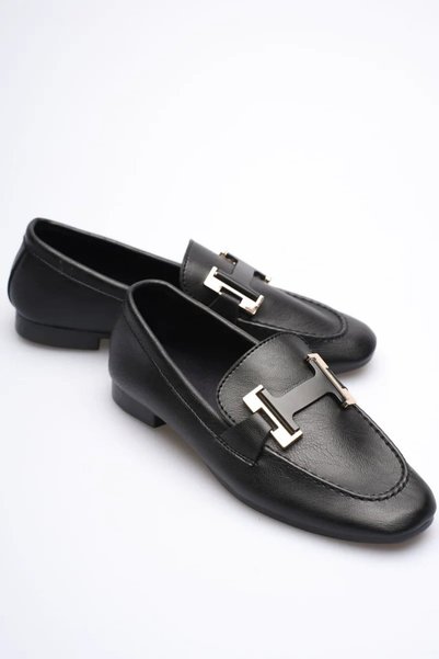 Generic Brand Women's Black Stylish Buckle Casual Shoes Tr27Ms05A