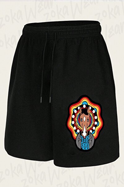 ZOKAWEAR Unisex Bojack Horseman V2 Design Printed Shorts