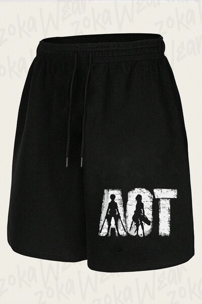 ZOKAWEAR Unisex Attack on Titan Killer Design Printed Shorts