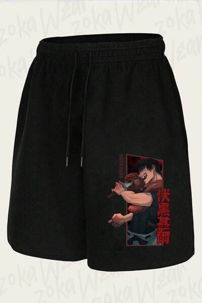 ZOKAWEAR Unisex Sorcerer Killer Design Printed Shorts