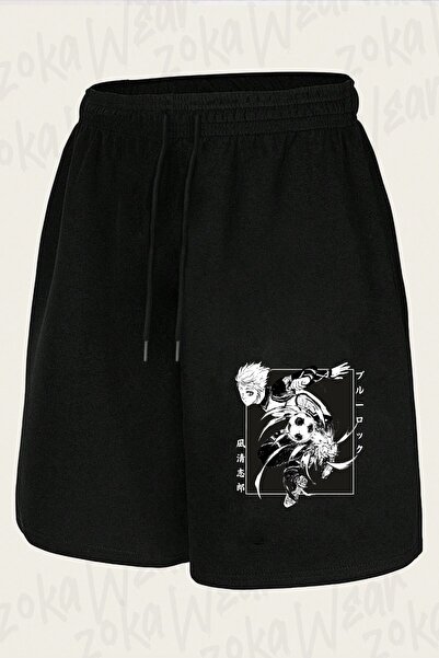ZOKAWEAR Unisex Blue Lock Seishiro Nagi Design Printed Shorts