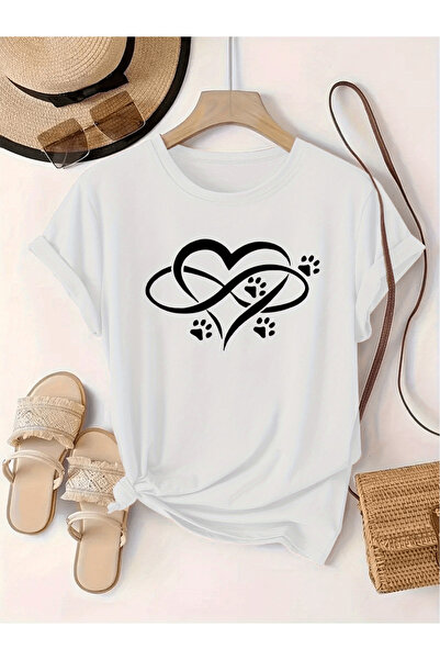 212Wear بلوزة نسائية أنيقة بتصميم أوروبي وأمريكي، ذات رقبة مستديرة وطباعة على...