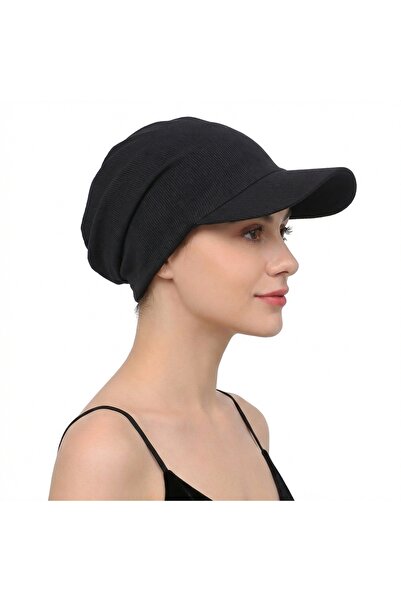 Choice1 One Size black NEW Solid Color Fashion Muslim Hijab Turban Hat with b...