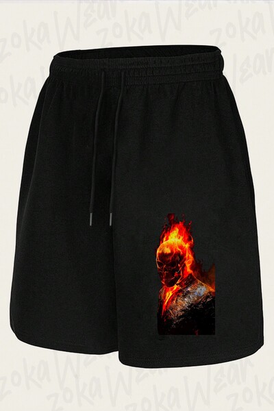 ZOKAWEAR Unisex Ghost Rider dizajn šortsa sa printom