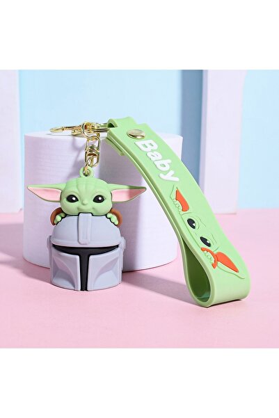 Choice13 1PCS ZX1957 In Stock Grogu Baby Yoda Multi-Style 3D Silicone Keychai...