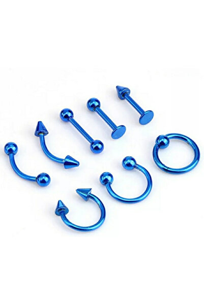 AMALFİ Σετ αξεσουάρ για σκουλαρίκια piercing, σκουλαρίκια piercing από ατσάλι
