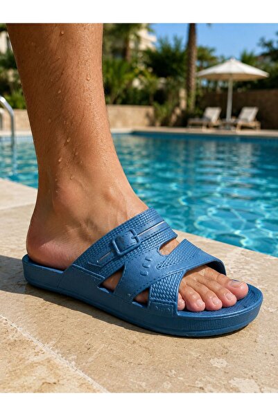 erfleks Unisex Non-Slip Sole Pool and Beach Slippers - Beachwear Comfortable ...