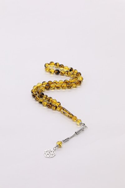 Devallo Plus Yellow Rosary with 45 Beads – Transparent Yellow with an Elegant...