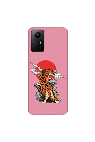 Other Xiaomi Redmi Note 12s Angry Gorilla Pink Colored Silicone TPU Θήκη