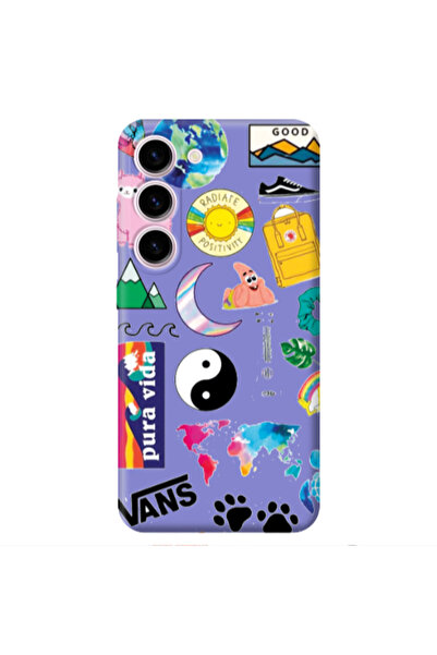 Other Samsung S23 Plus Vans Purple Colored Silicone TPU Θήκη