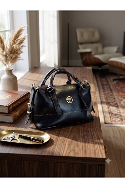 bag Women's Navy Blue Soft Faux Leather Hand and Shoulder Bag