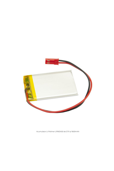 Akyga Acumulator de 3.7V 1600mAh Li-Polimer LP903450