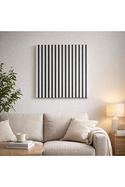 UnicSpot Riflaj acustic cu design alb, fetru gri 60x60x2.1