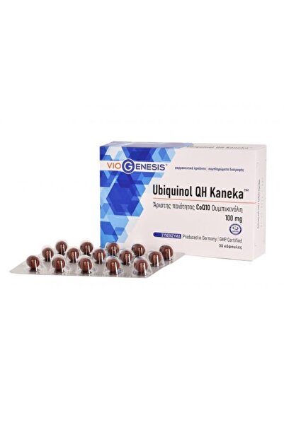Viogenesis Ubiquinol QH Kaneka 100 mg 30 Μαλακές Κάψουλες