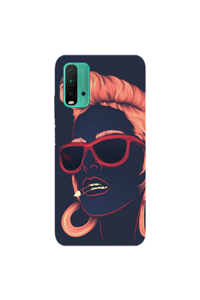 Other Xiaomi Redmi 9T Girl retro Transparent Silicone TPU Θήκη