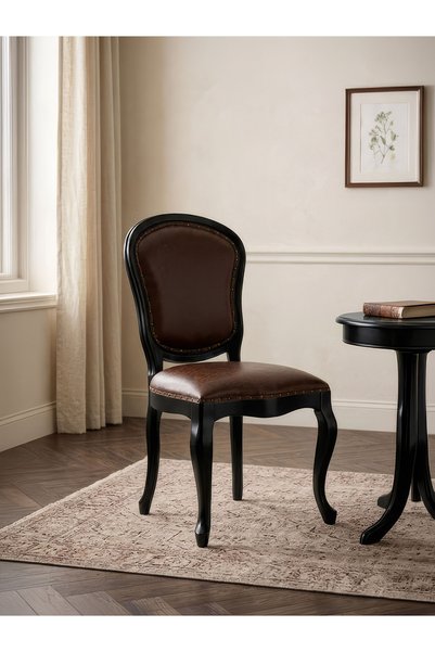 Gazzini Furniture Victoria Klasik Ahşap Yemek Sandalyesi