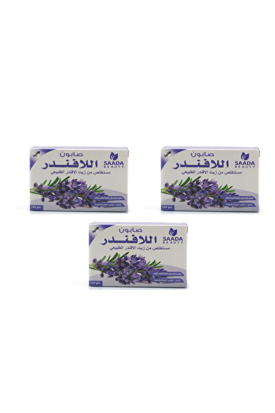 SAADA BEAUTY Lavender Soap 125Gr Three Pieces