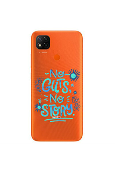 Other Xiaomi Redmi 9c No guts no story Transparent Silicone TPU Θήκη