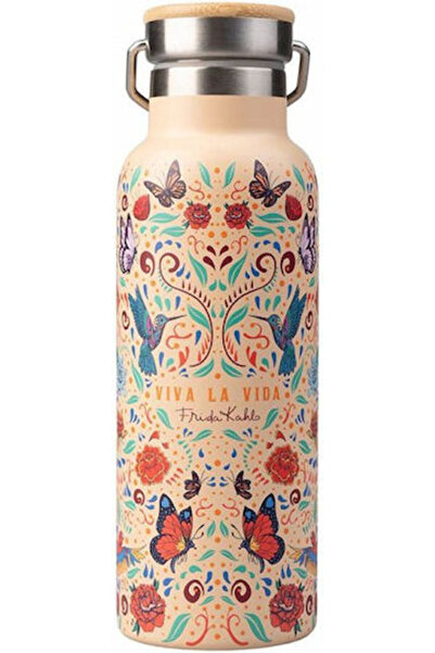 GRUPO ERIK Θερμός Μπουκάλι Ανοξείδωτο Ατσάλι 500ml Φρίντα Κάλο Βίβα Λα Βίντα ...