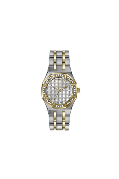 Seen Time Sine Time Women's Watch Hexagonal Design with Rhinestones
