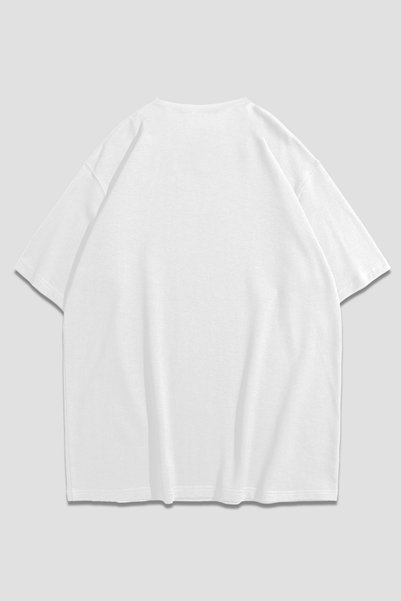 giyinikim Antisocial White Oversize T-Shirt