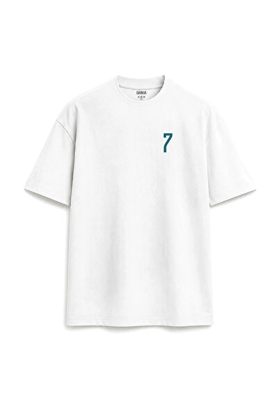 Darkia Vinicius Jr Brazil Special Design Printed Text Relaxed Fit Unisex Whit...