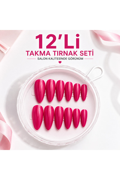 Glowchemy Kendinden yapışkanlı takma tırnak seti
