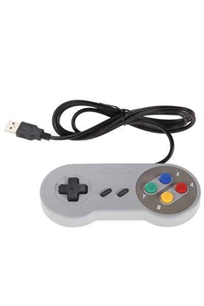 Generic Gamepad USB Controller Retro SNES - Grey
