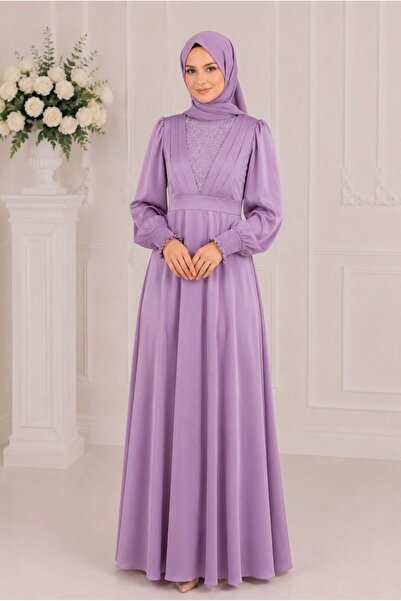 esmagül kids ZARA SATEN DÖKÜMLÜ ÖZEL DİKİM ABAYA
