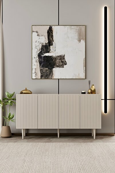 enwood Capella MDF 4 Kapaklı Konsol 160 cm