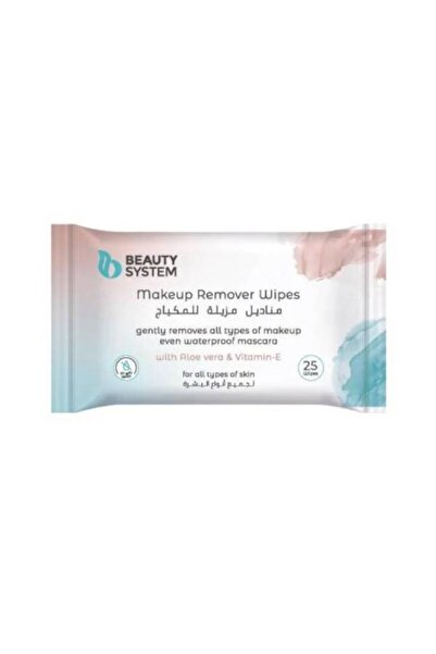 BEAUTY SYSTEM MK UP WIP 25Wipes for All Skin Types