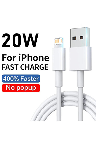 Choice3 0.25m White 20W USB Fast Charging Cable For iPhone X XR XS Max 11 12 ...