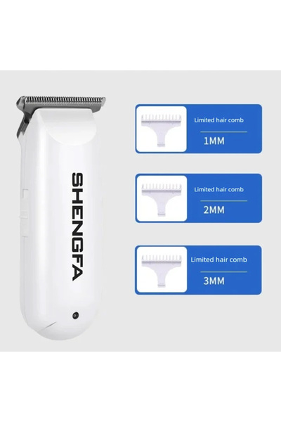 Choice mini Trimmer Mini Haircut Machine 0 mm T Steel Blade Rechargeable Clip...